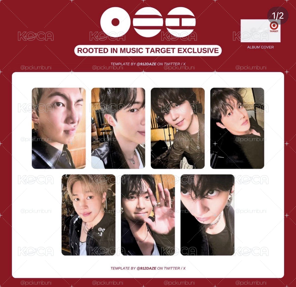 BTS ARIRANG RIM Target特典一套 無專