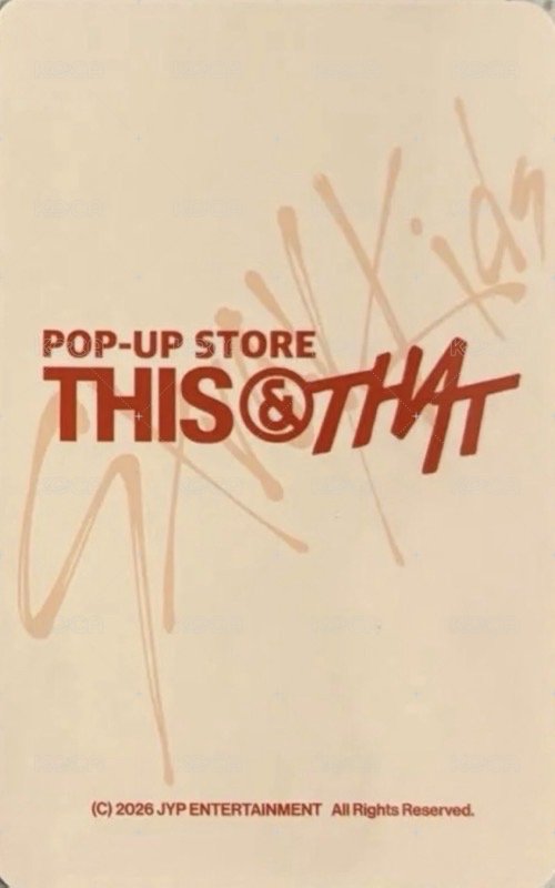 THIS & THAT 快閃店 sw 1.0 幸運卡  背面