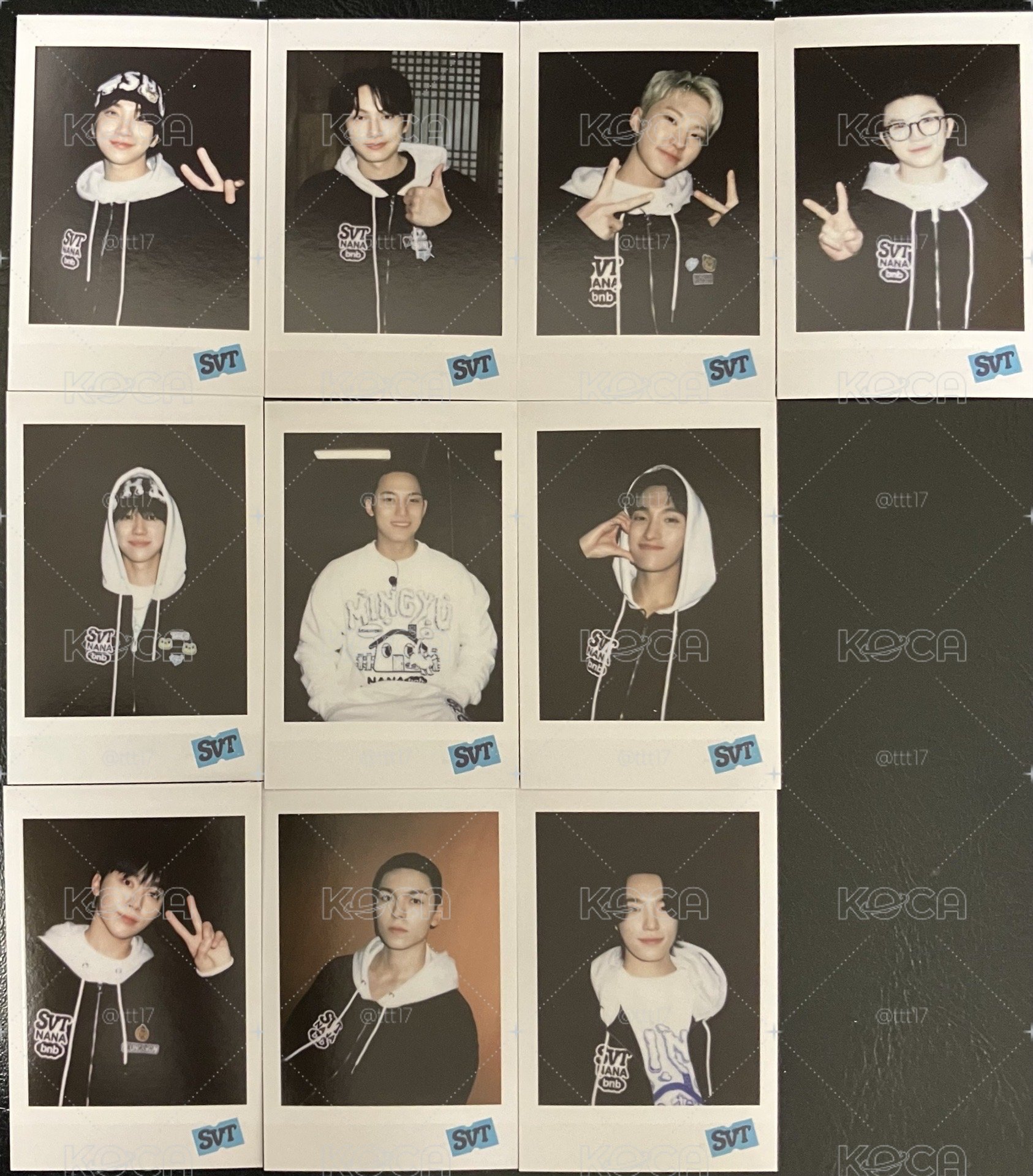 seventeen nana民宿 拍立得照片小卡