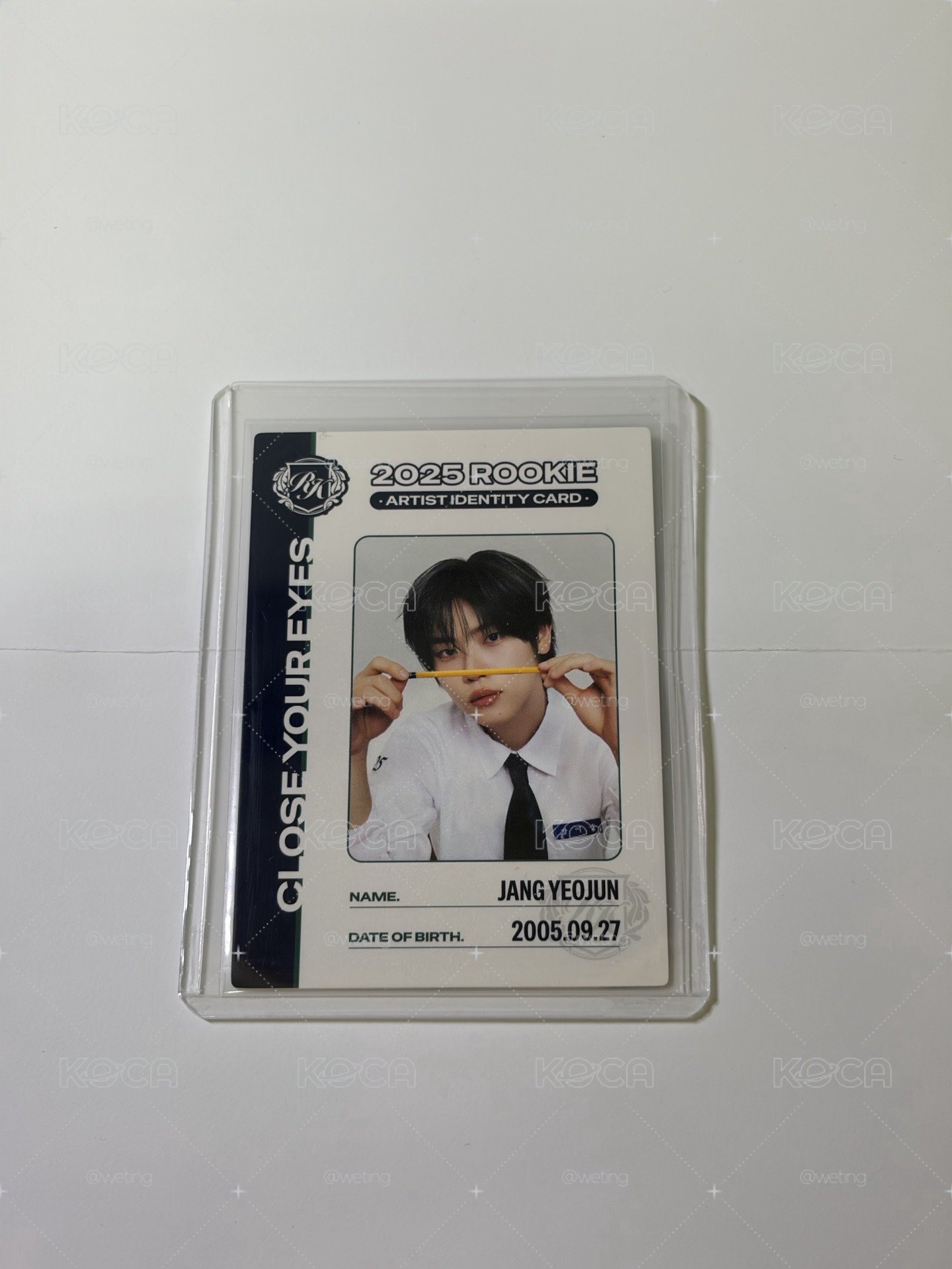 2025Teleca新秀卡 Yeojun學生證卡