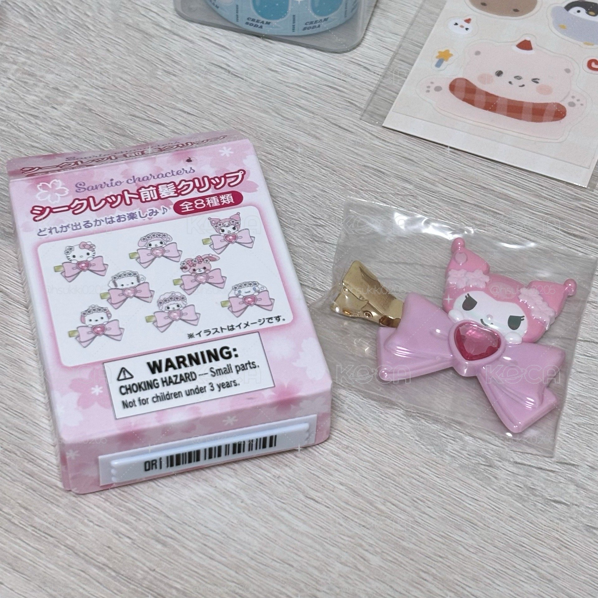 三麗鷗 粉色櫻花系列 髮飾 酷洛米