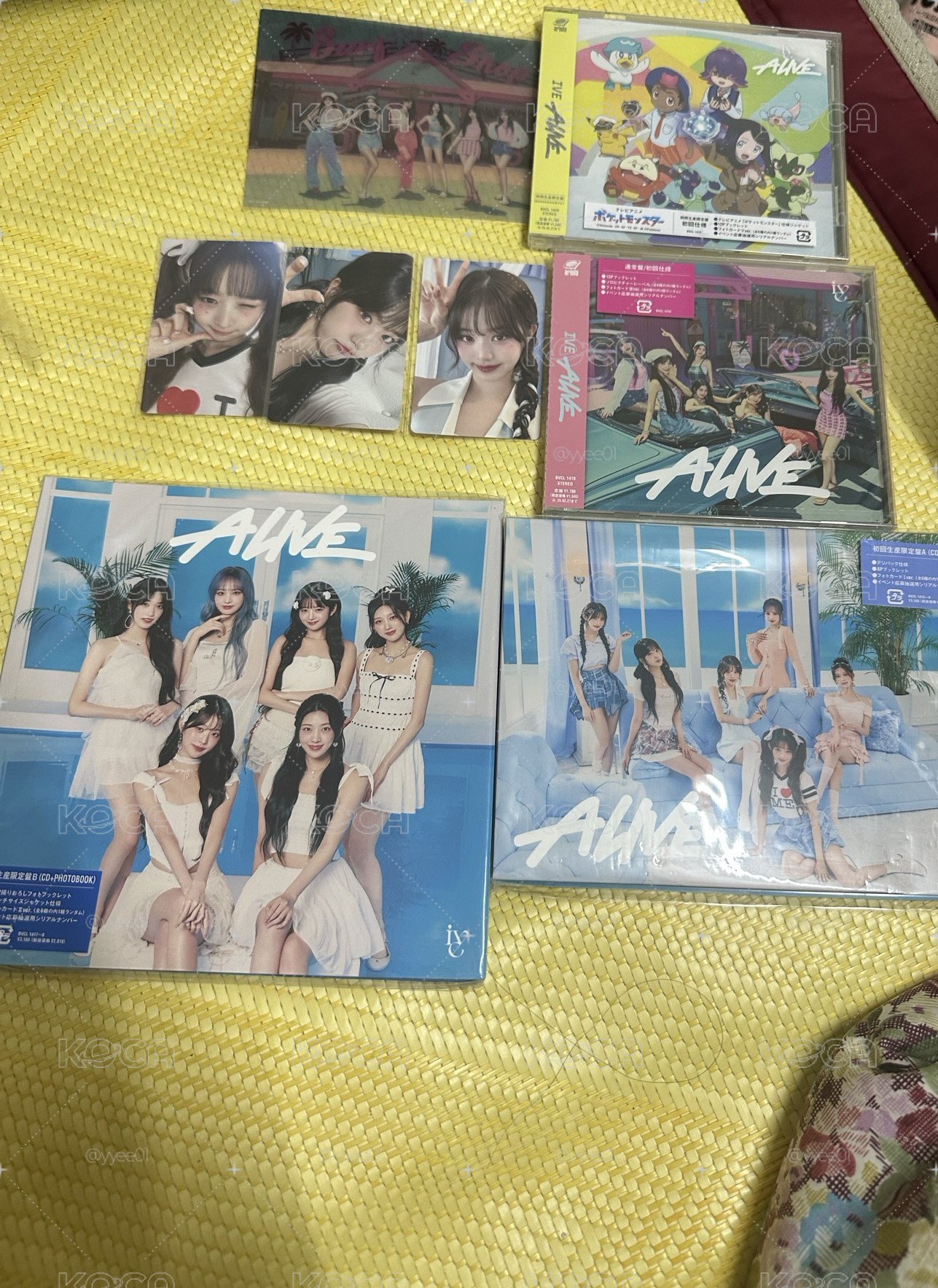 Ive 日專一套ALIVE 專輯 通常盤（含特典4張）