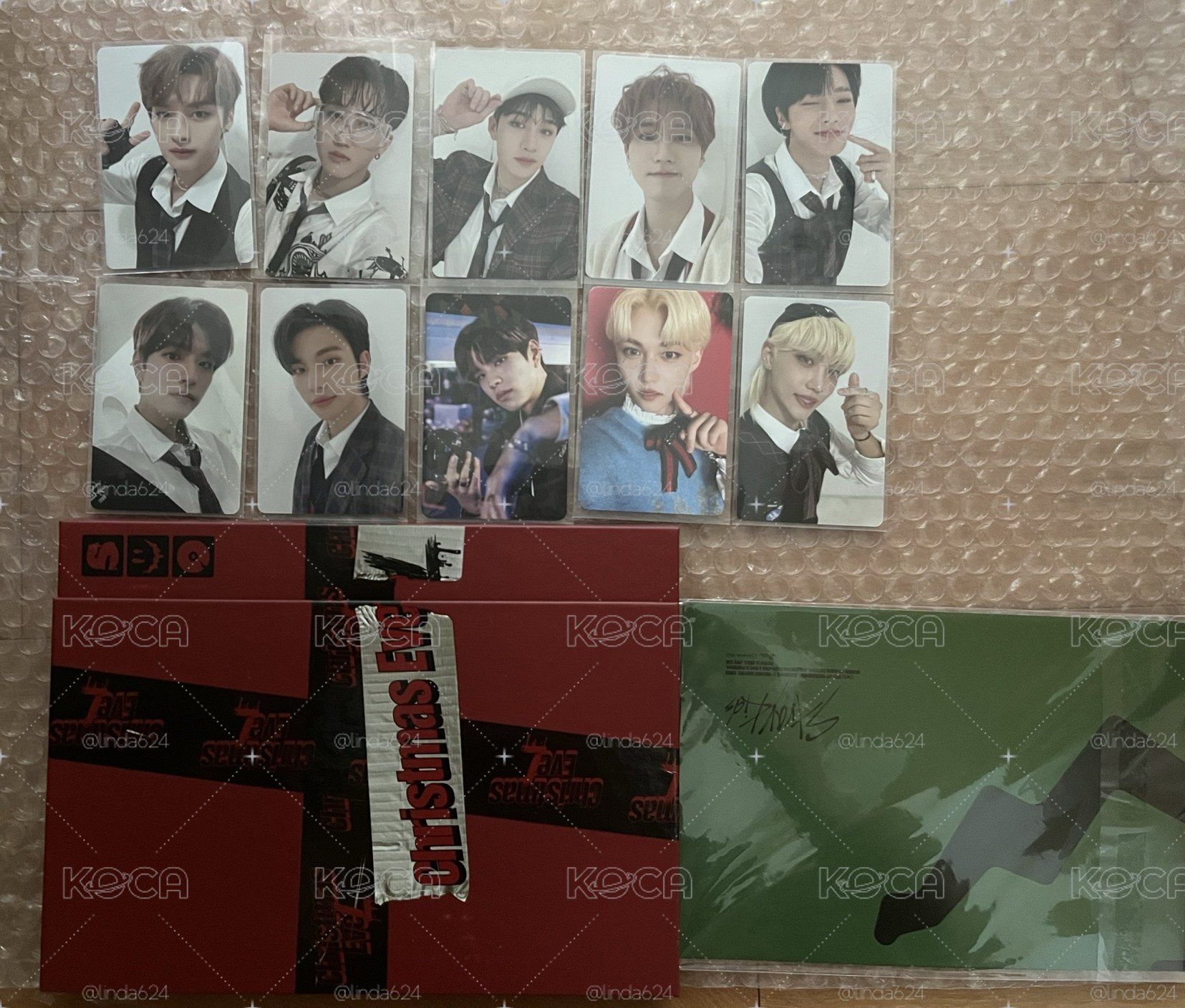 Stray kids Christmas evel 小卡 預購禮  felix seungmin