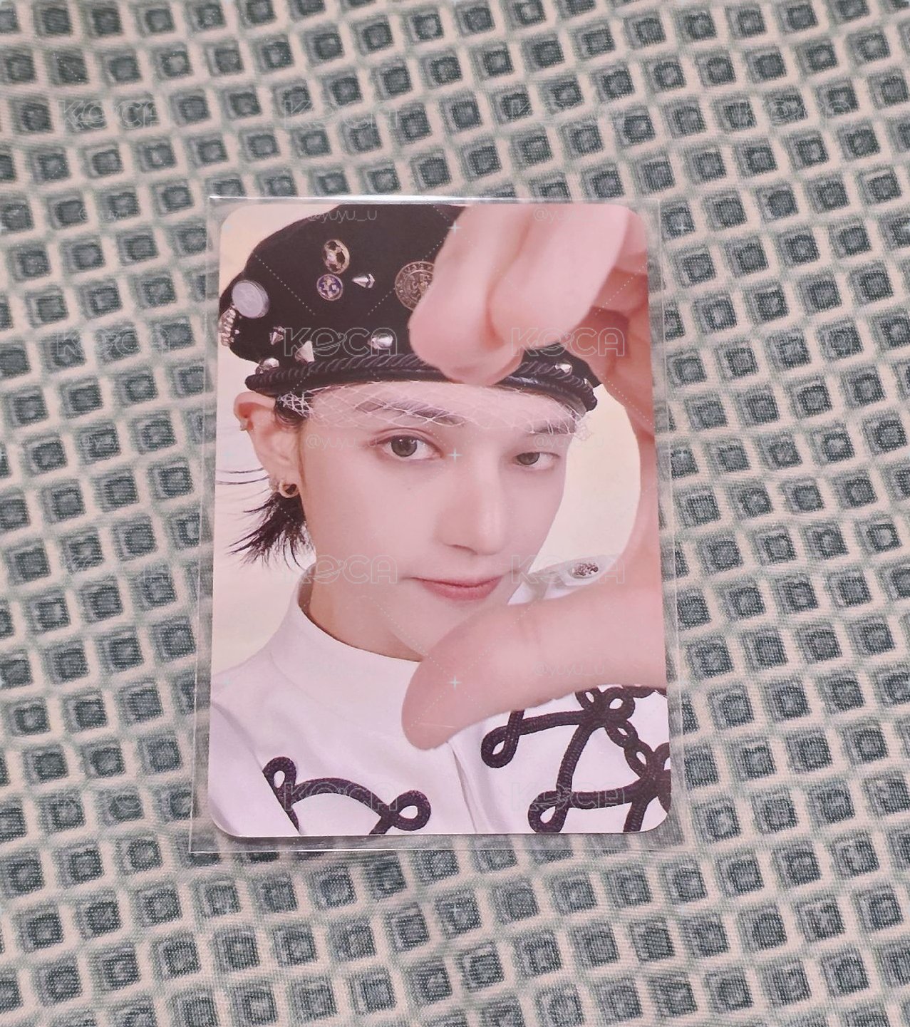 ATEEZ▪︎友榮 GH5 mu Pink LP 粉紅黑膠特典卡 Heart ver.