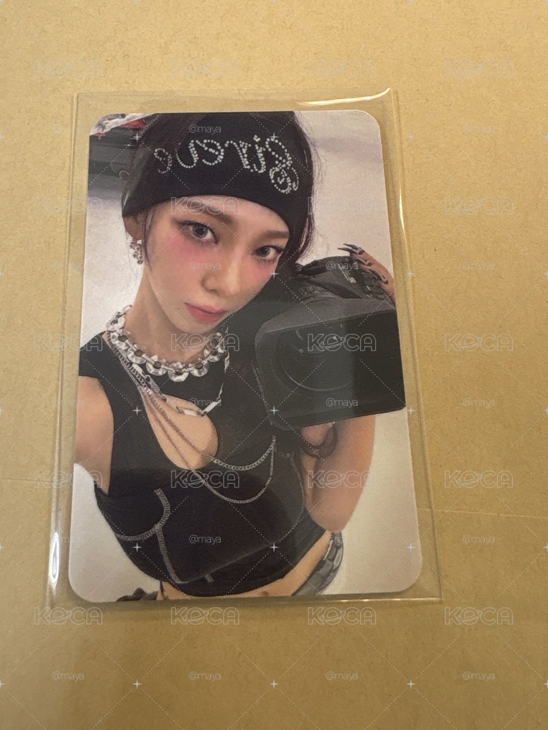 aespa 劉知珉 Karina Whiplash Mini5 快閃滿額特典 滿額柚 攝影機柚