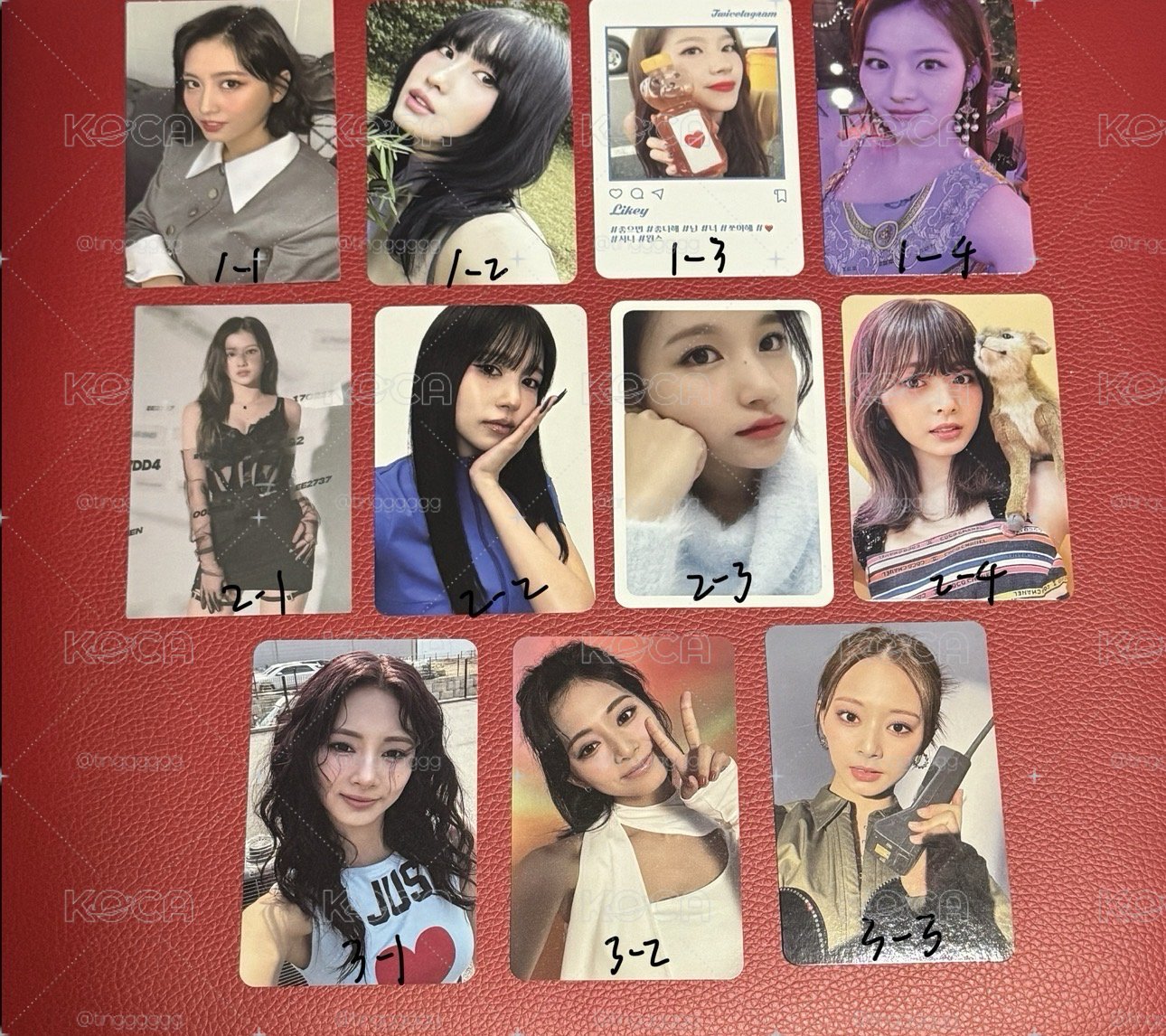 TWICE 歷代專輯卡