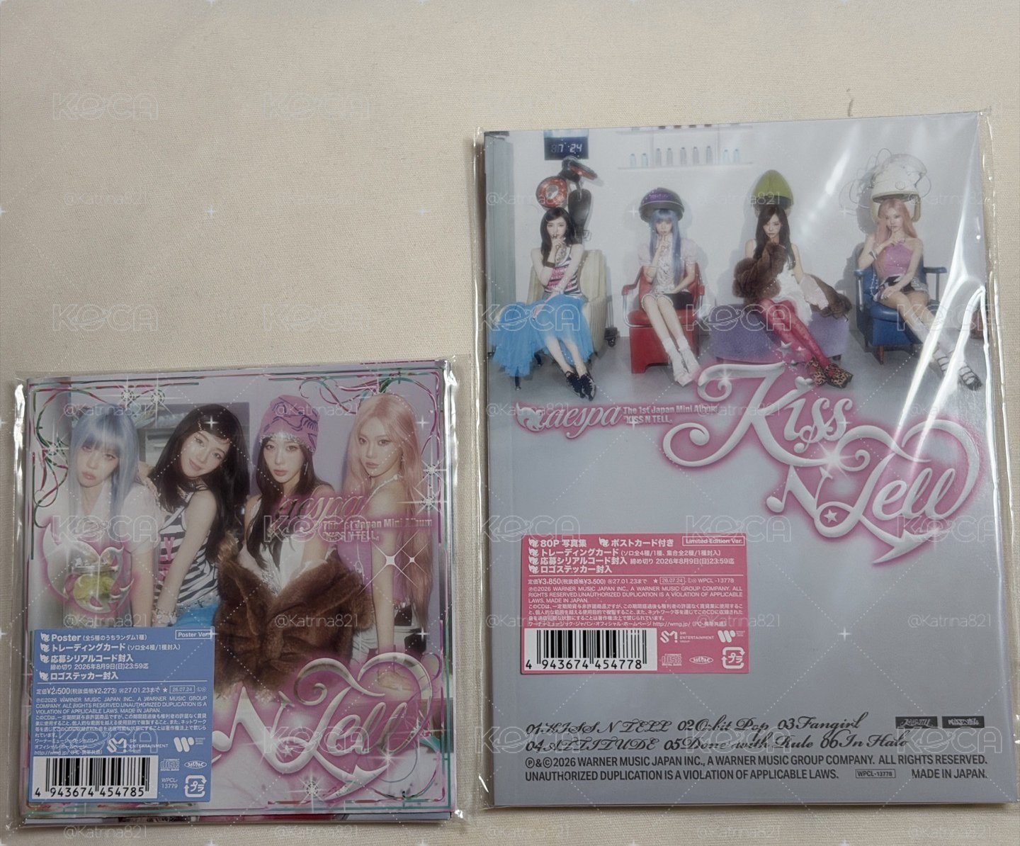 KISS N TELL 全專
