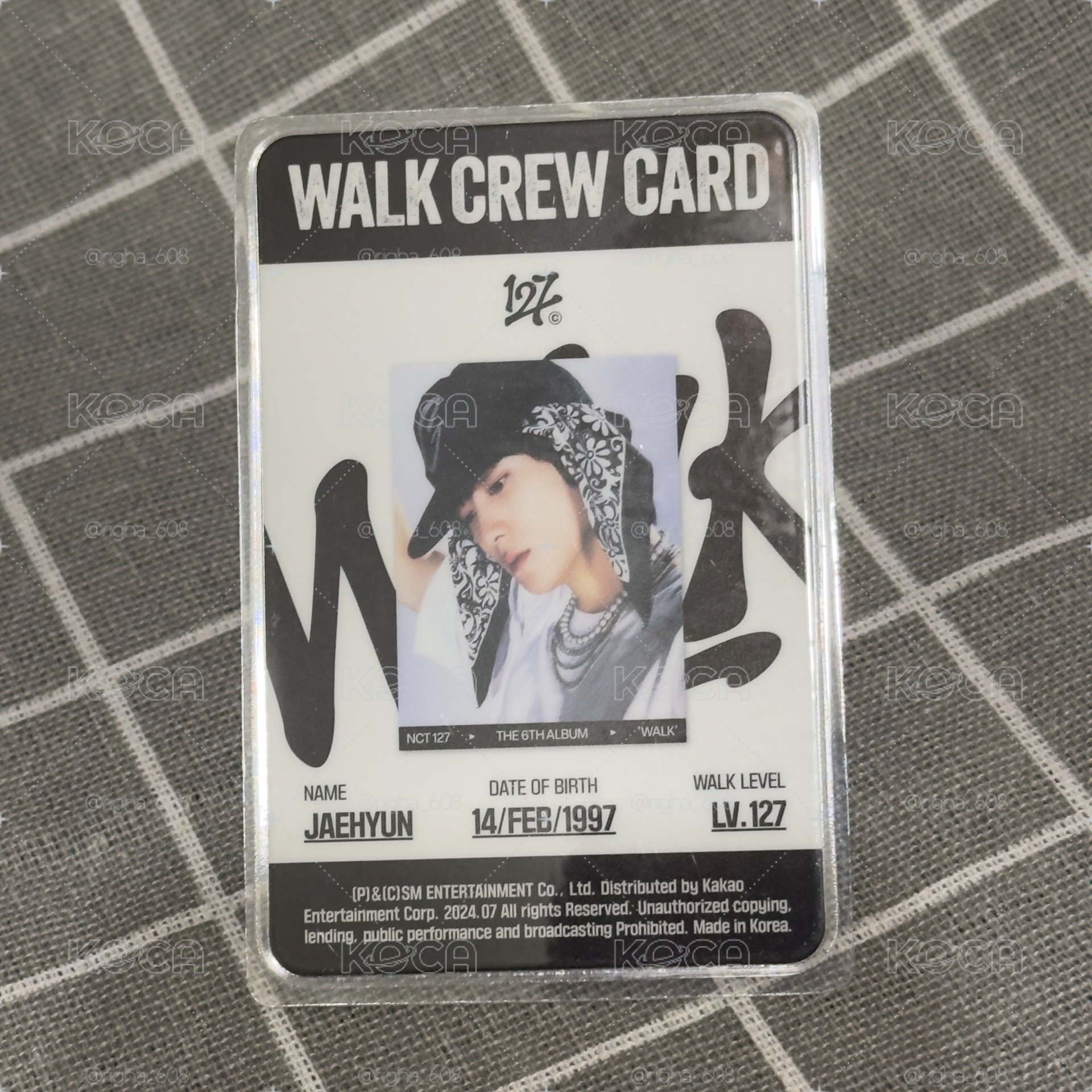 NCT127 在玹 WALK Crew card