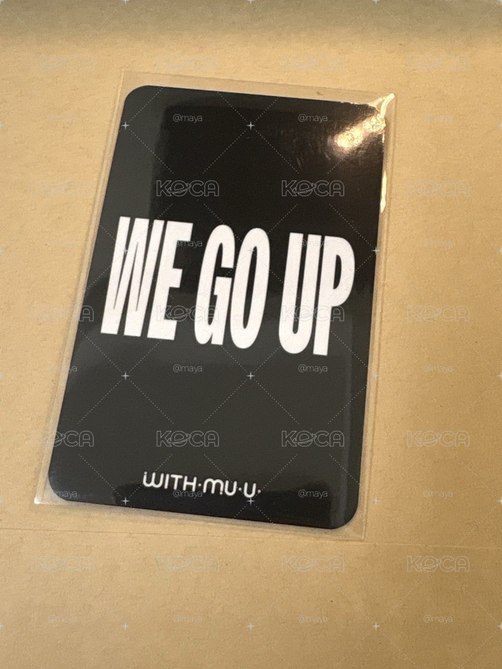 WE GO UP wm塔 b ver.線下 幸運卡 吐舌塔