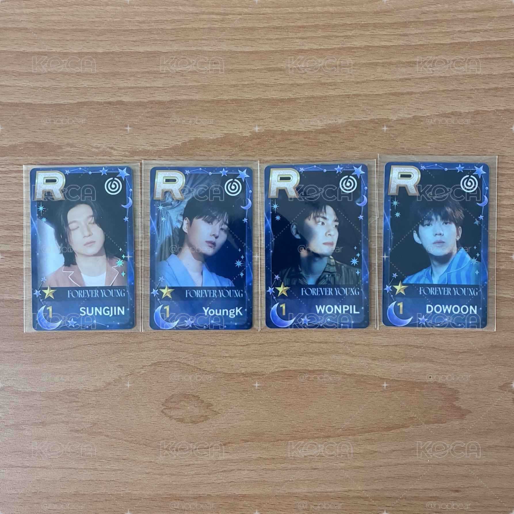 DAY6 永遠年輕遊戲卡一套