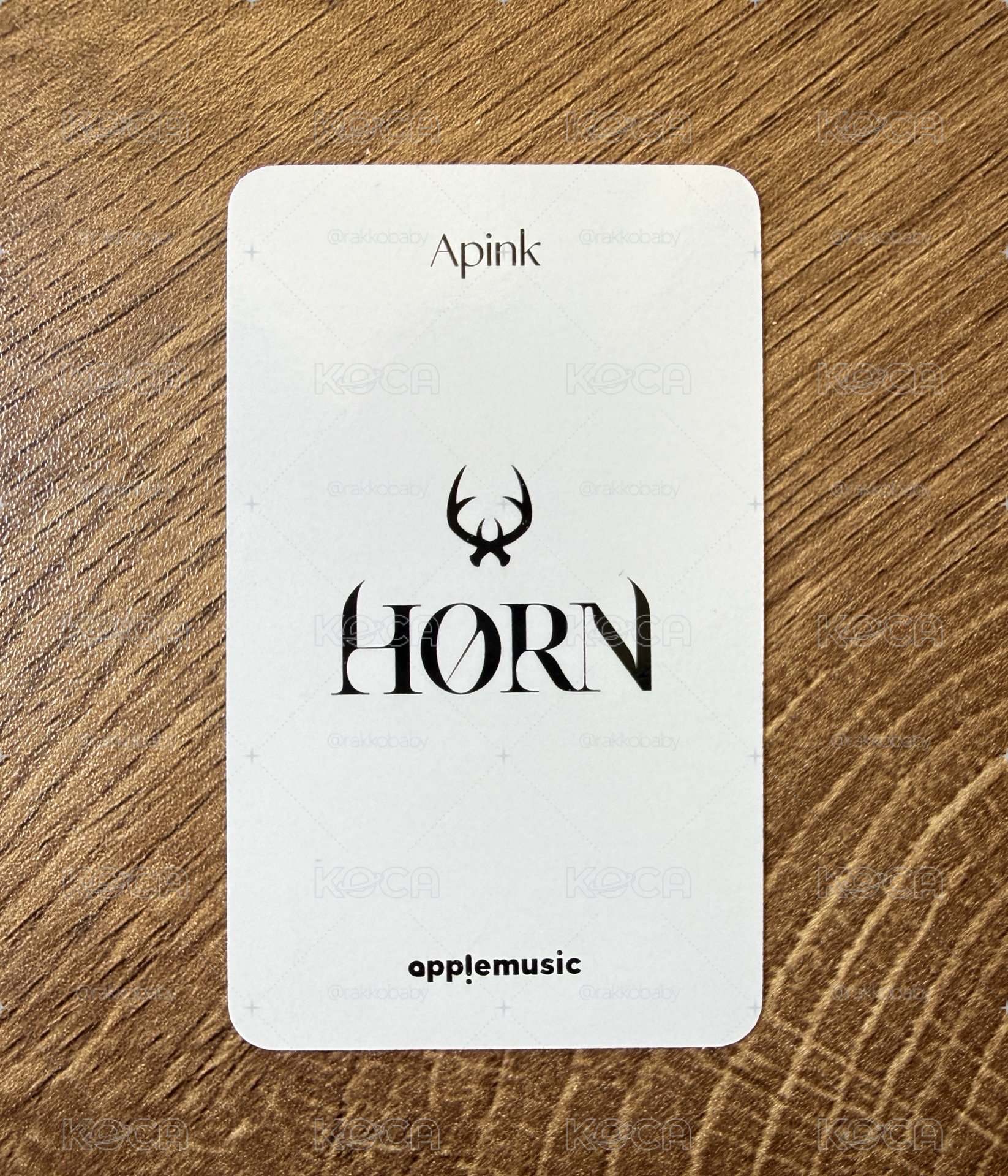❇️ HORN am 1.0 特典卡 金南珠