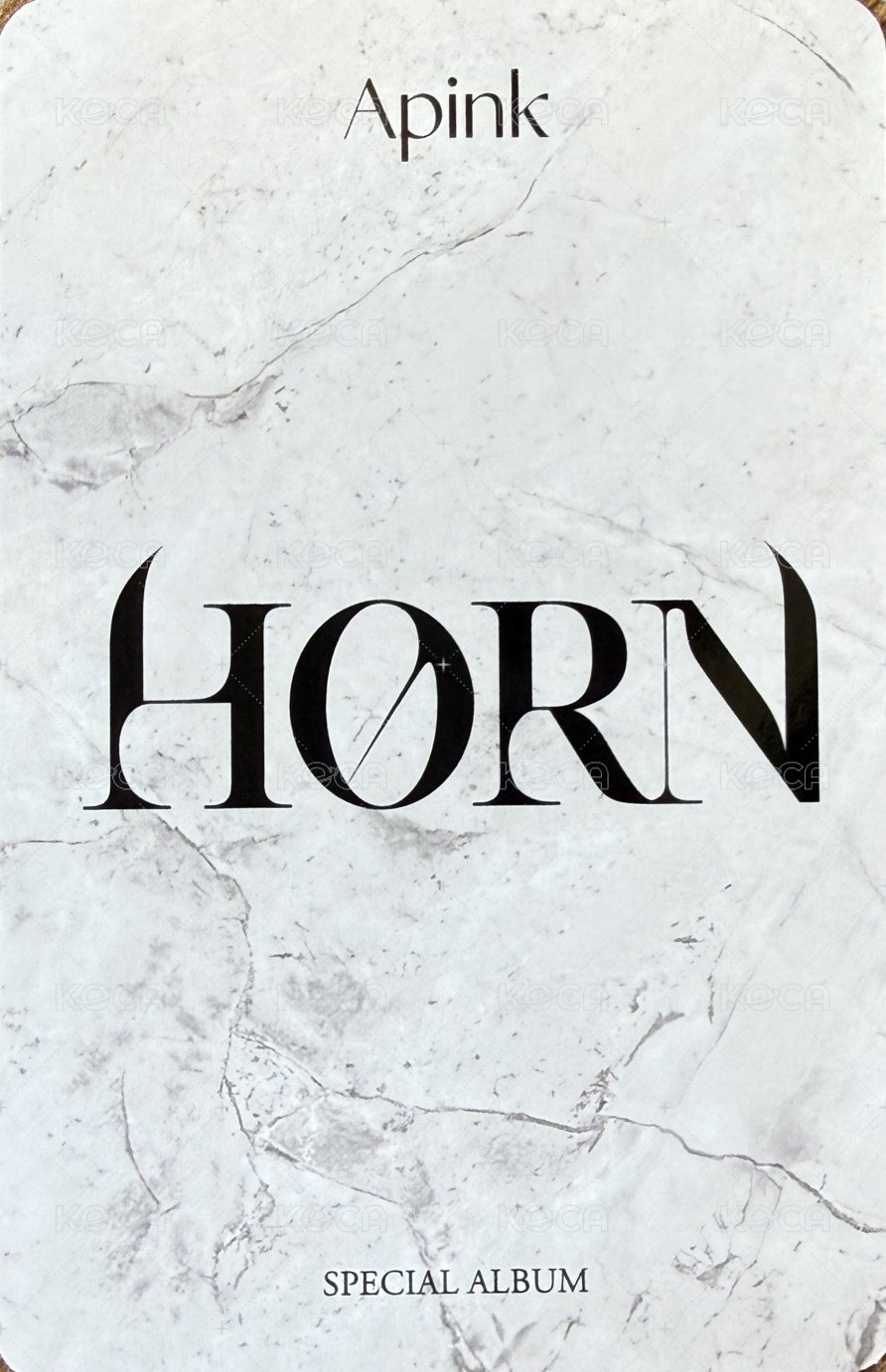 HORN 專輯卡  背面