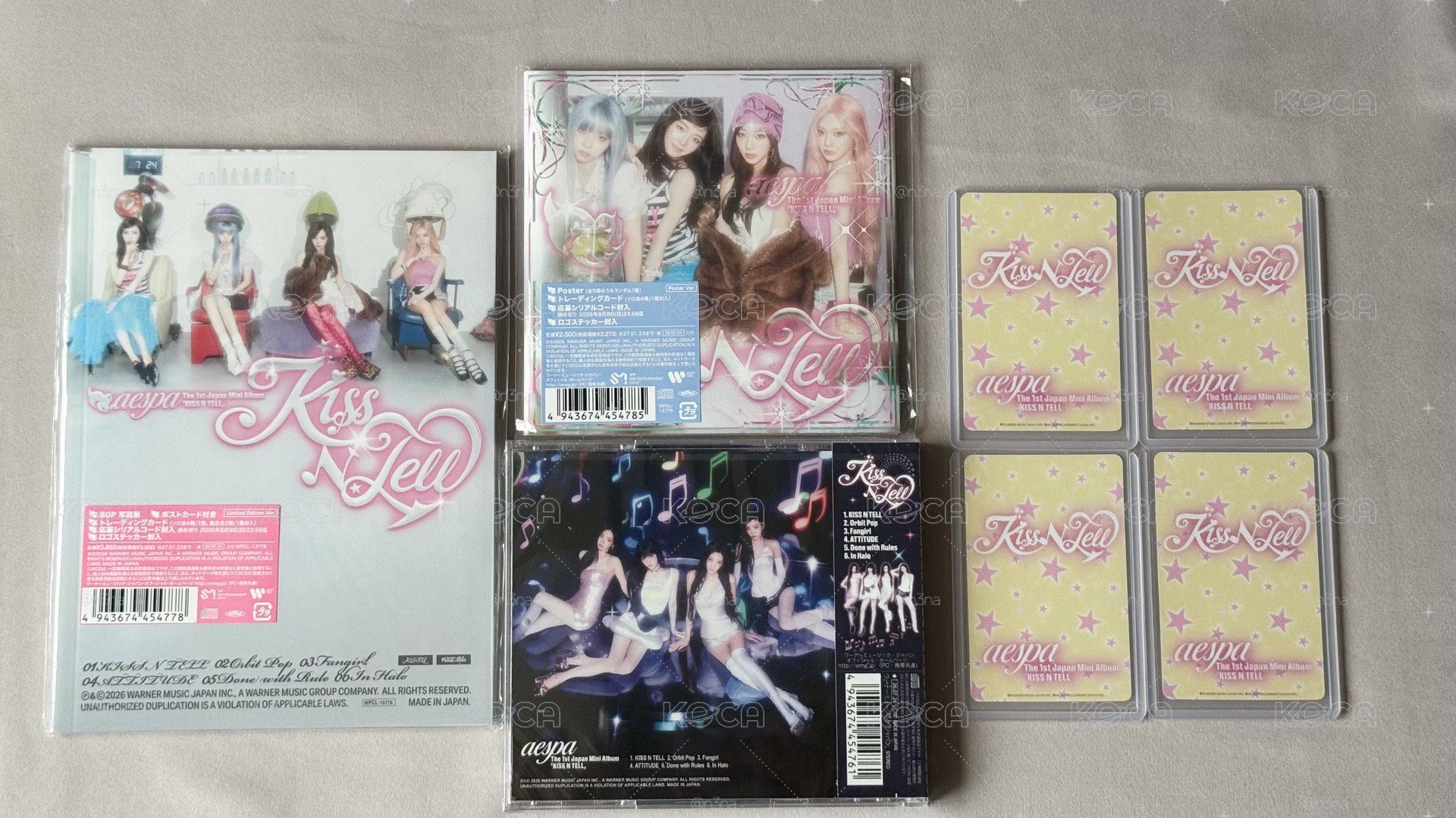 aespa KISS N TELL +華納預購特典