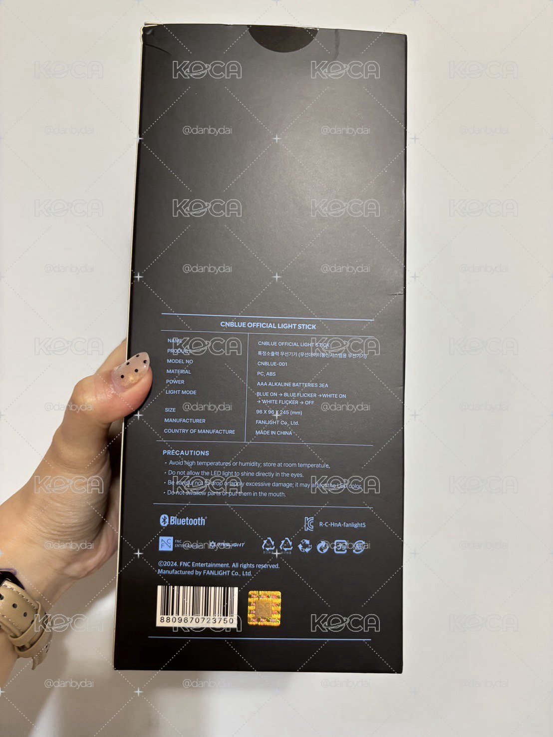 CNBLUE手燈 全新未使用（含小卡）