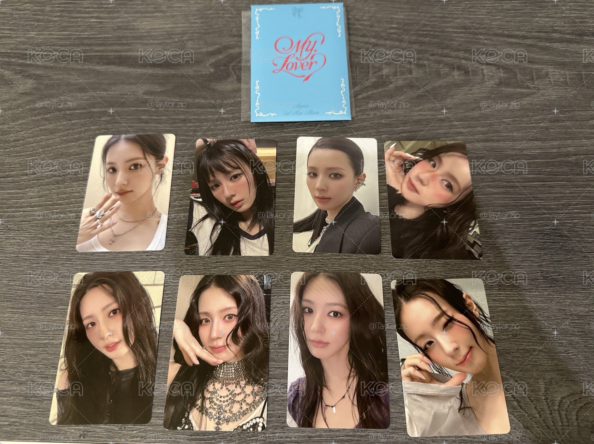 Miyeon solo2 快閃店小卡組