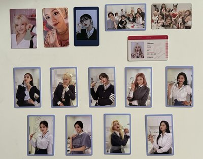 TWICE 科學家專輯小卡