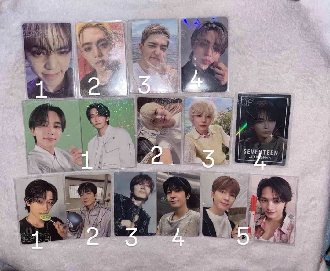 svt 喆漢圓俊 小卡