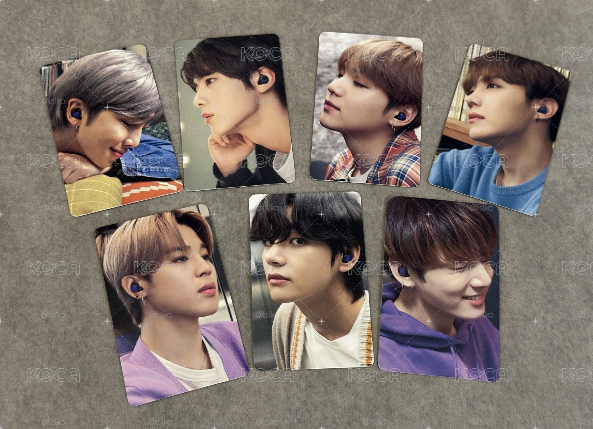 BTS 三星耳機卡