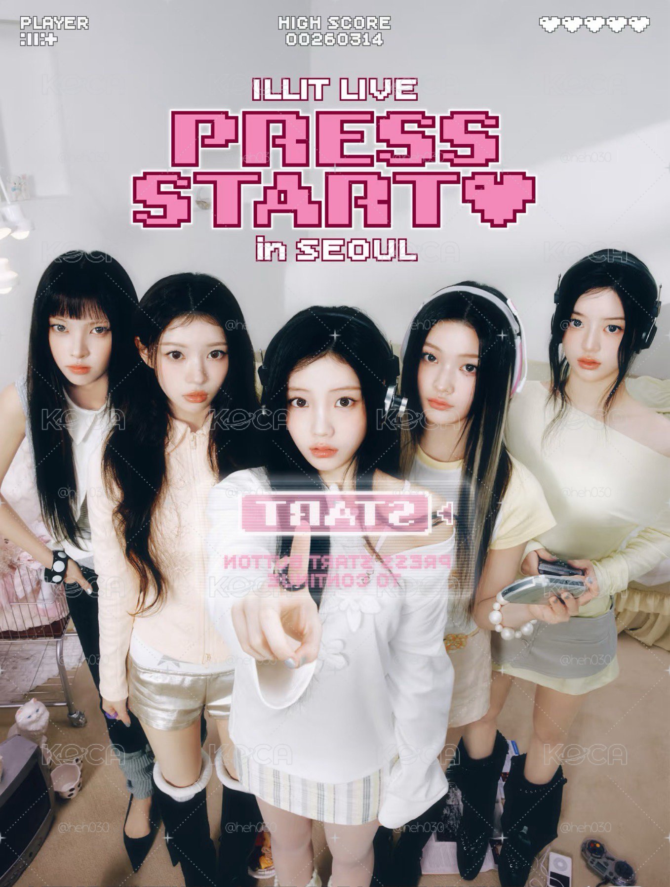 PRESS START 一巡日場明信片