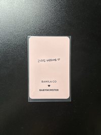 BANILA CO 2.0 代言卡 