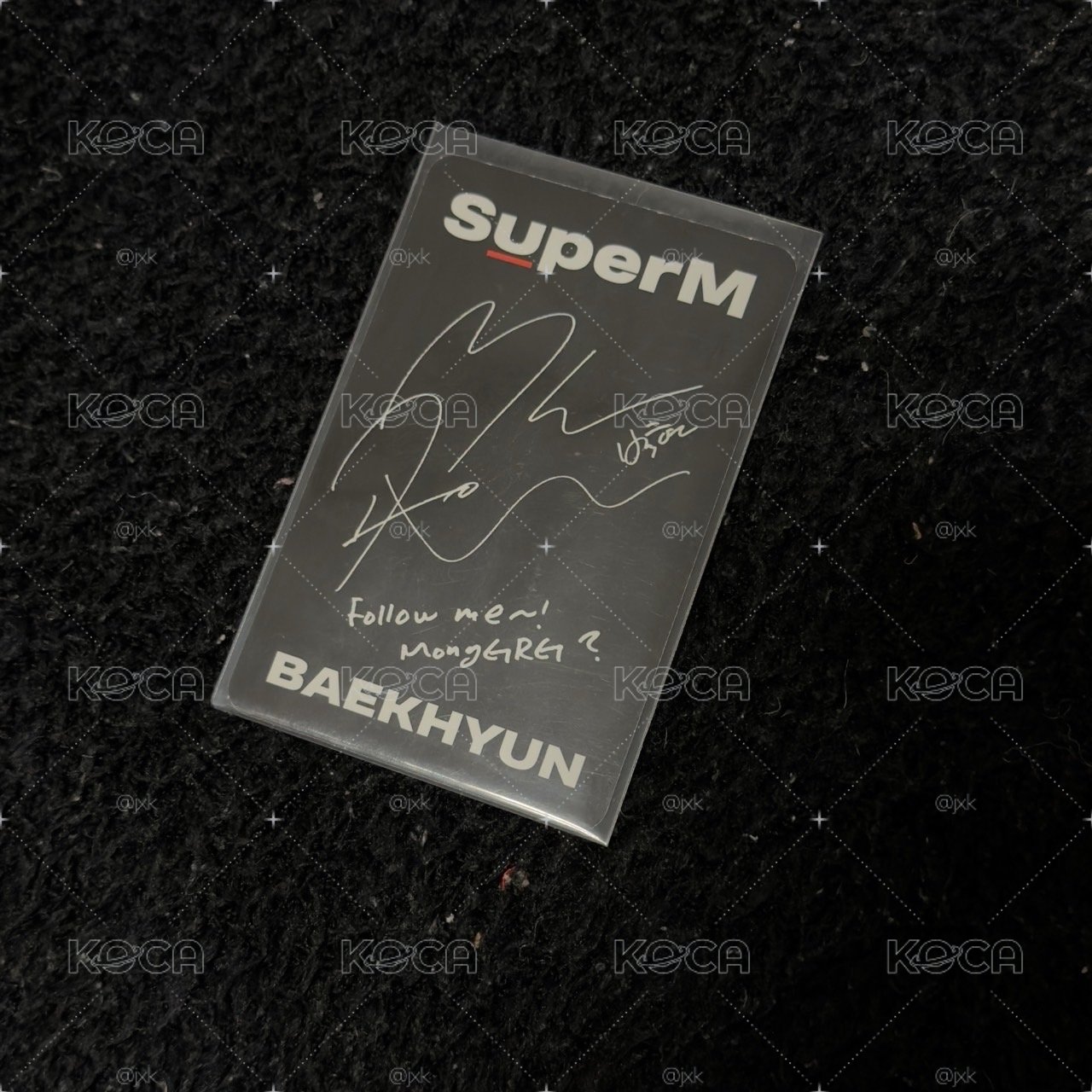 伯賢 superm 專卡