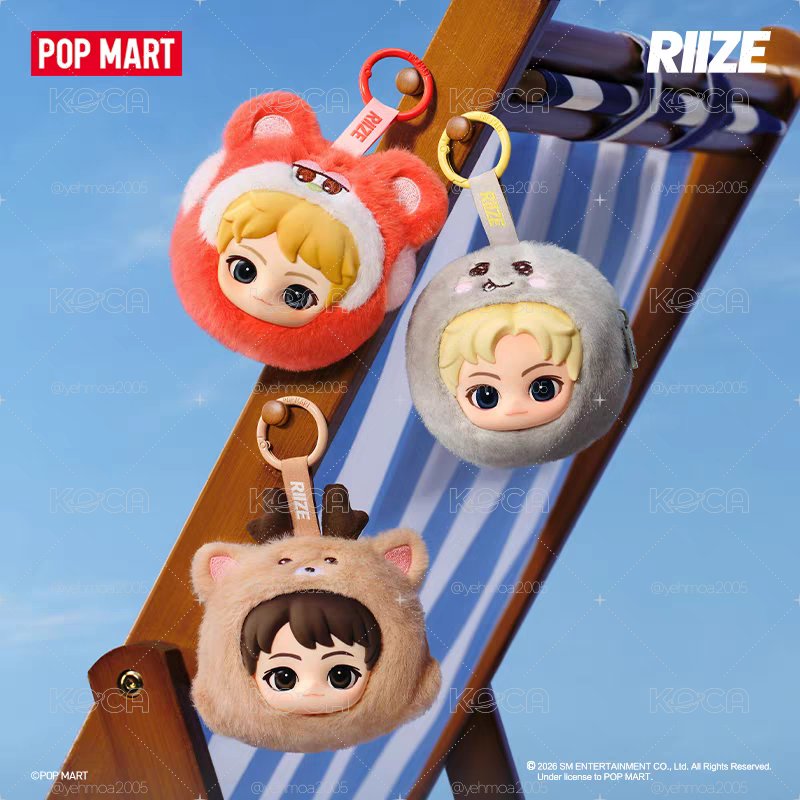 RIIZE 泡泡瑪特大頭盲盒未拆一盒