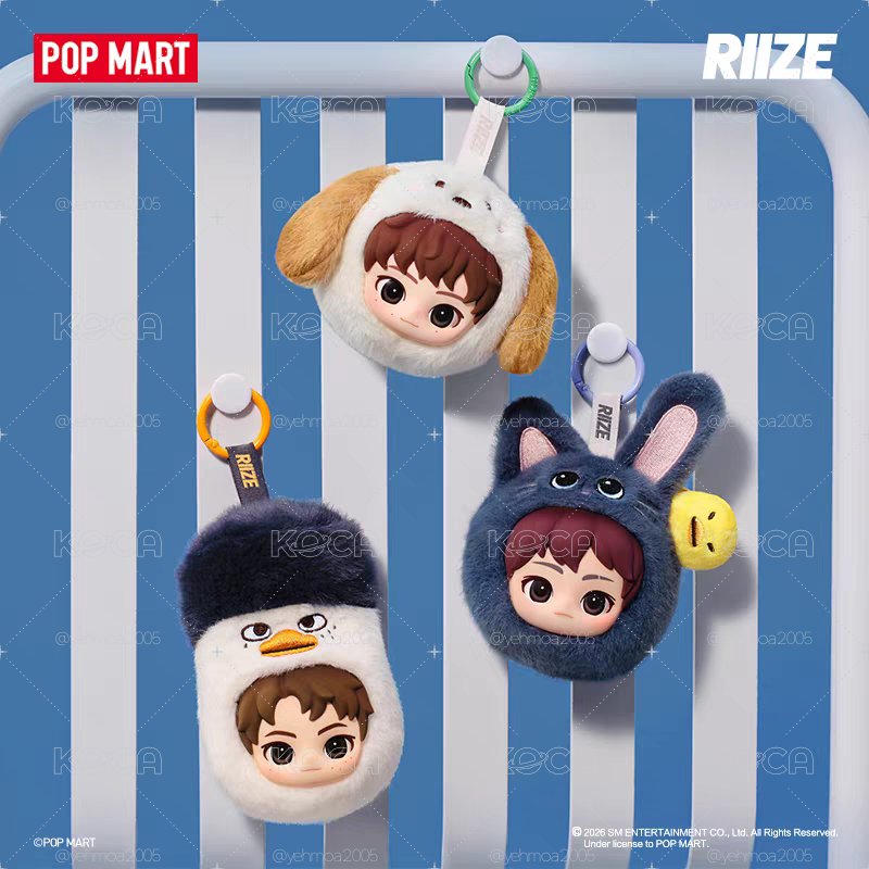 RIIZE 泡泡瑪特大頭盲盒未拆一盒