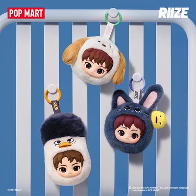 RIIZE 泡泡瑪特大頭盲盒未拆一盒