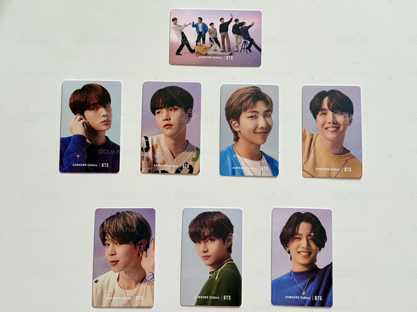 BTS 三星代言卡 