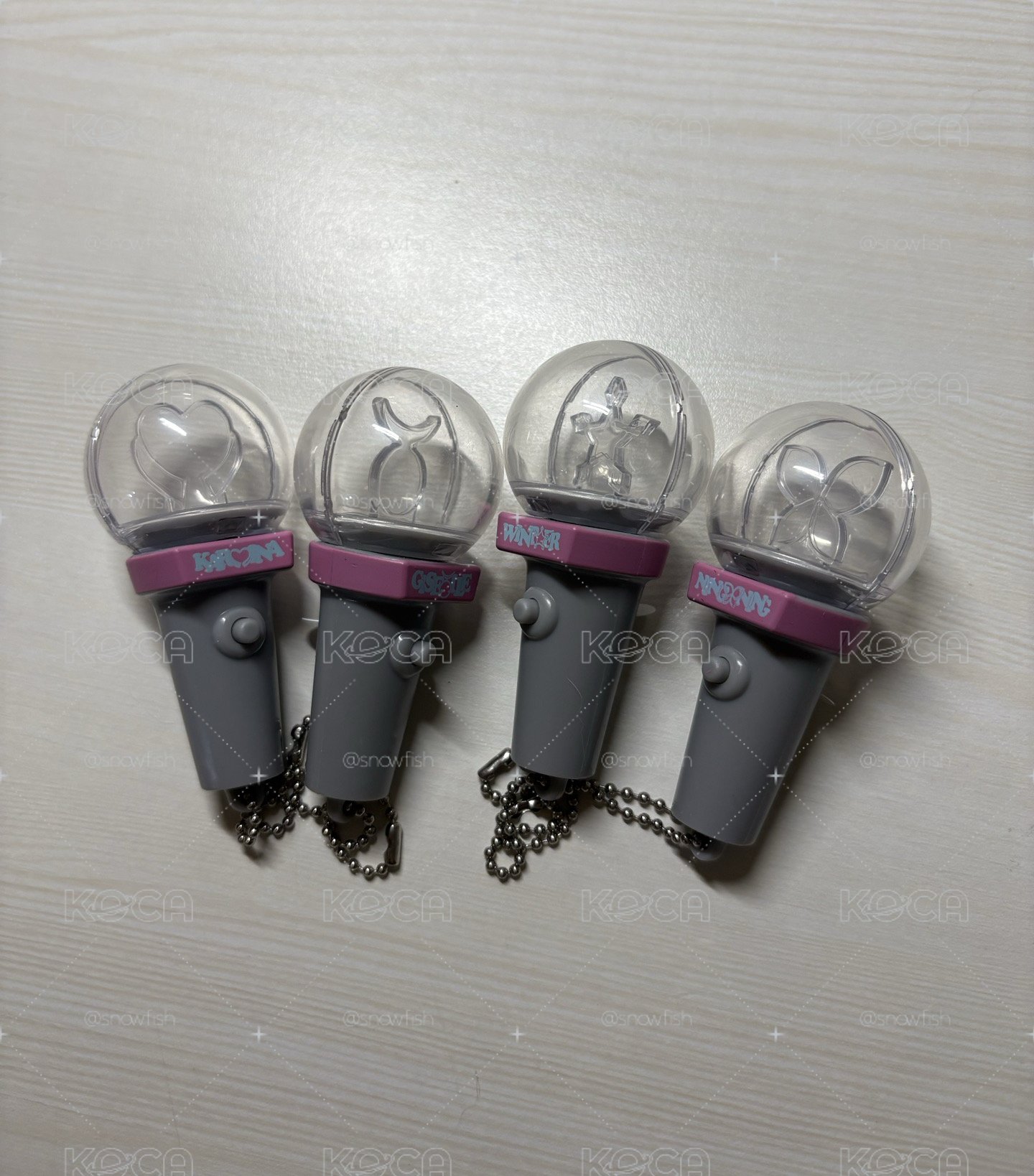 aespa 萬代手燈扭蛋