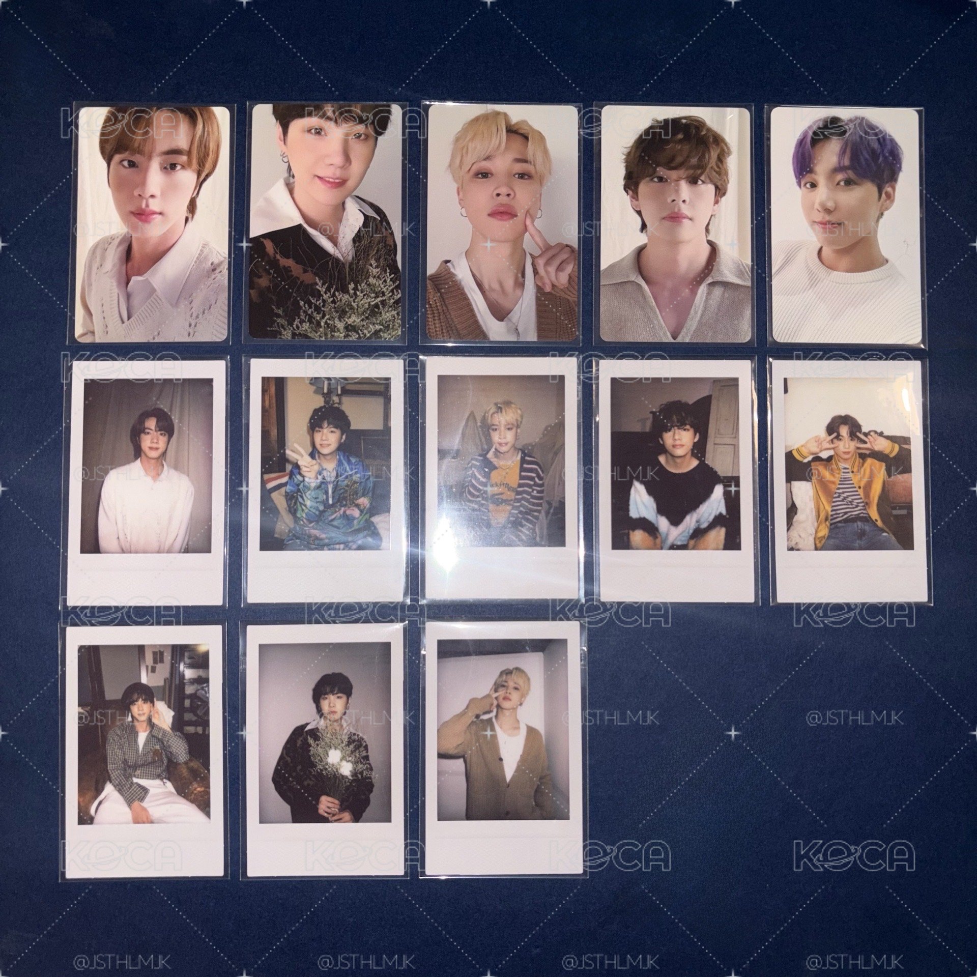 BTS DECO KIT雙面卡 拍立得