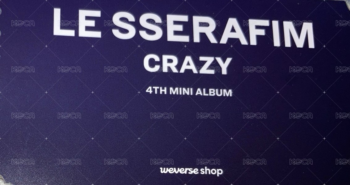 CRAZY wvs 特典卡 閃卡 票卡 背面