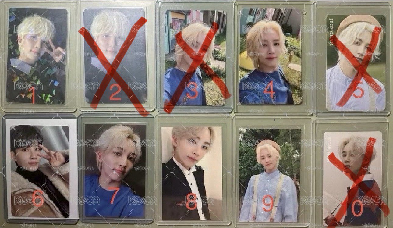 淨漢 JEONGHAN 公放 一直娛 特典 小卡