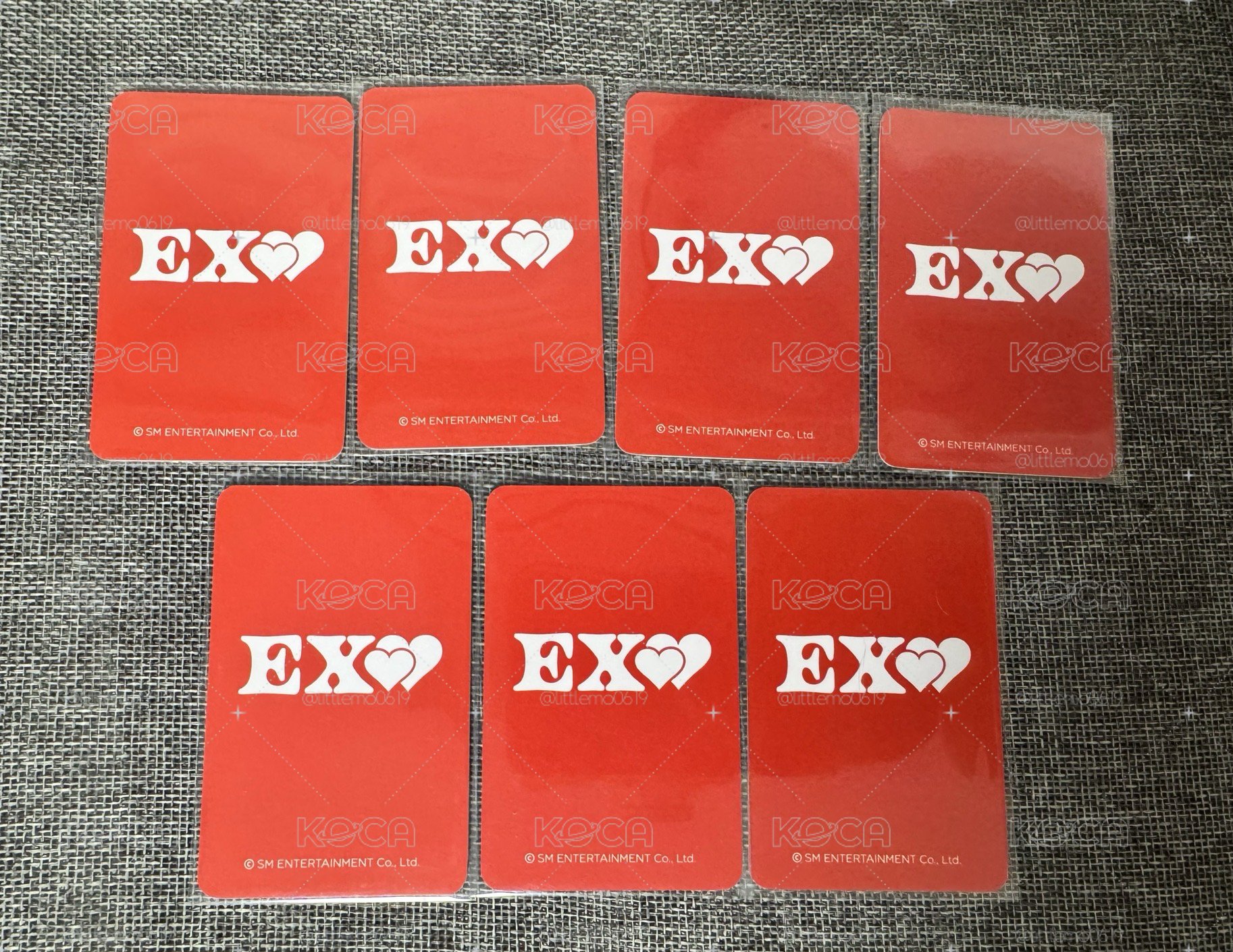 EXO 24年曆 wm 特典卡 套裝 全員不拆賣