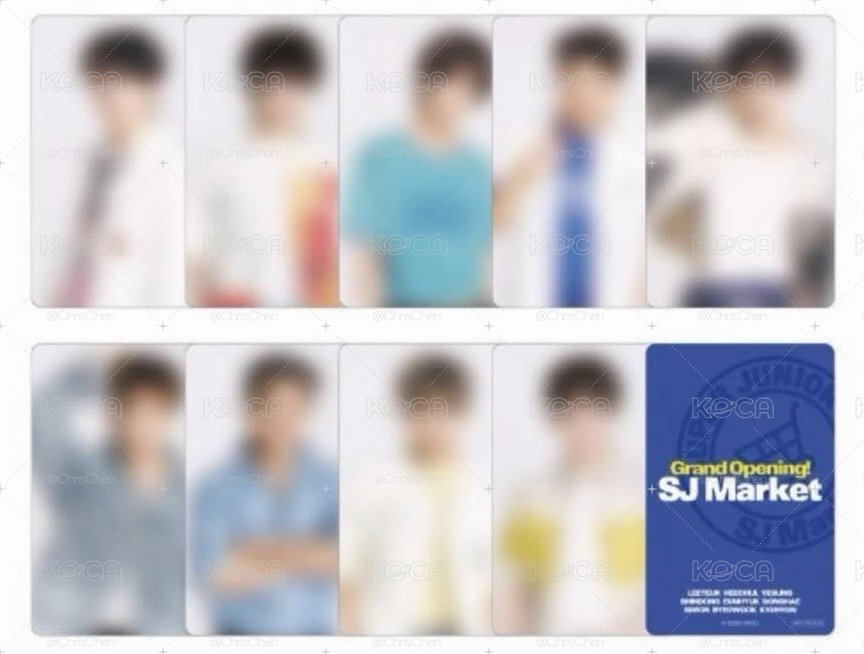 Super Junior SJ Market 日本 mo-mu SHOP 日週線上 滿額卡 AMMU-37554 盲卡包