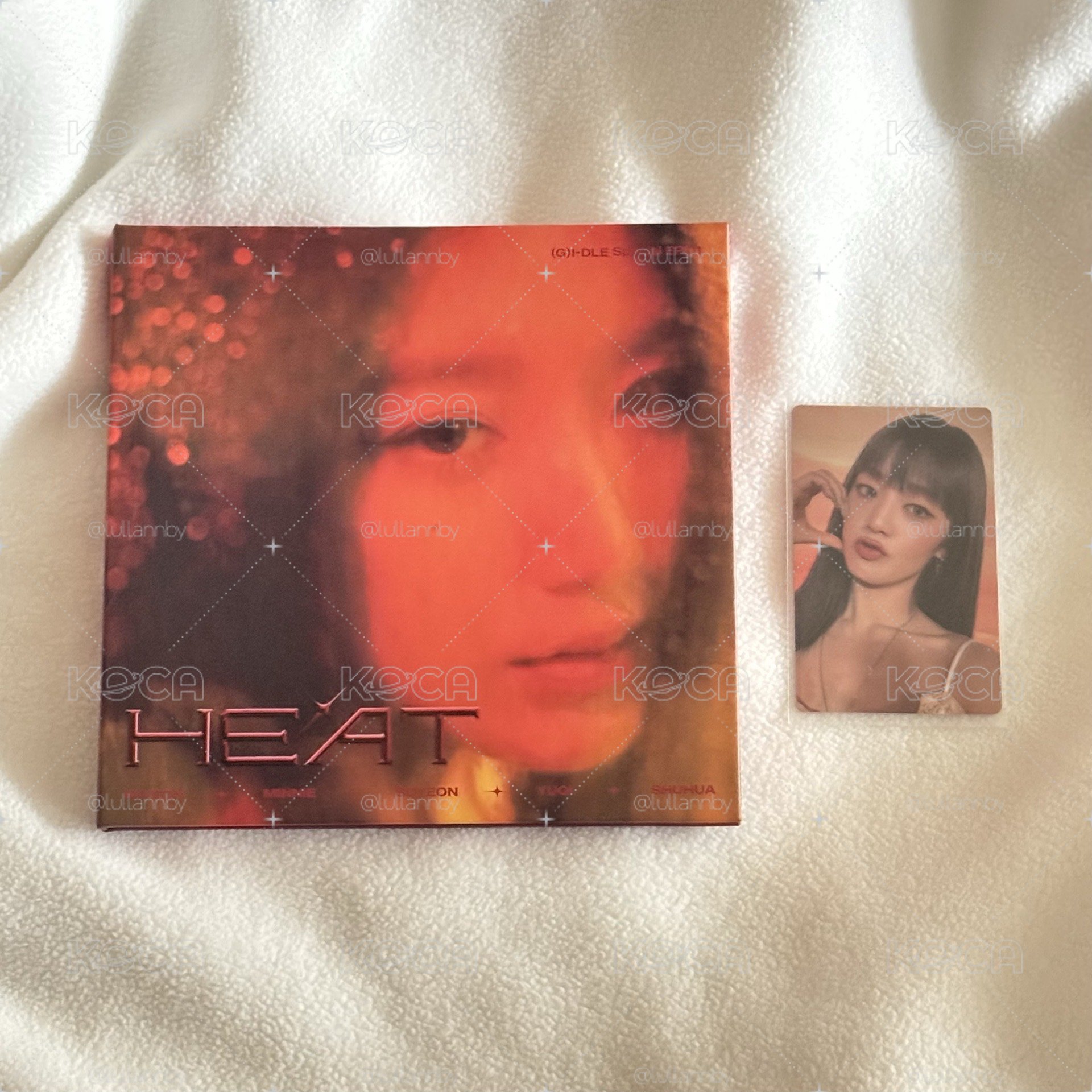 i-dle 舒華 heat單封 Minnie小卡