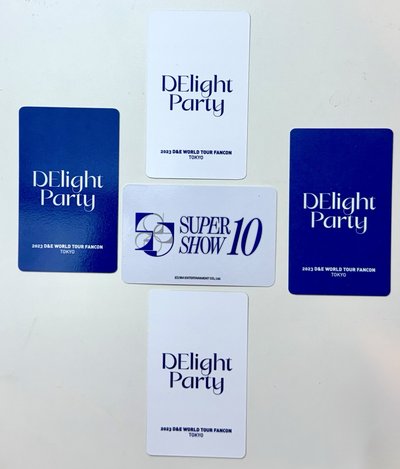 銀赫 日本DElight Party+SS10 幸運卡