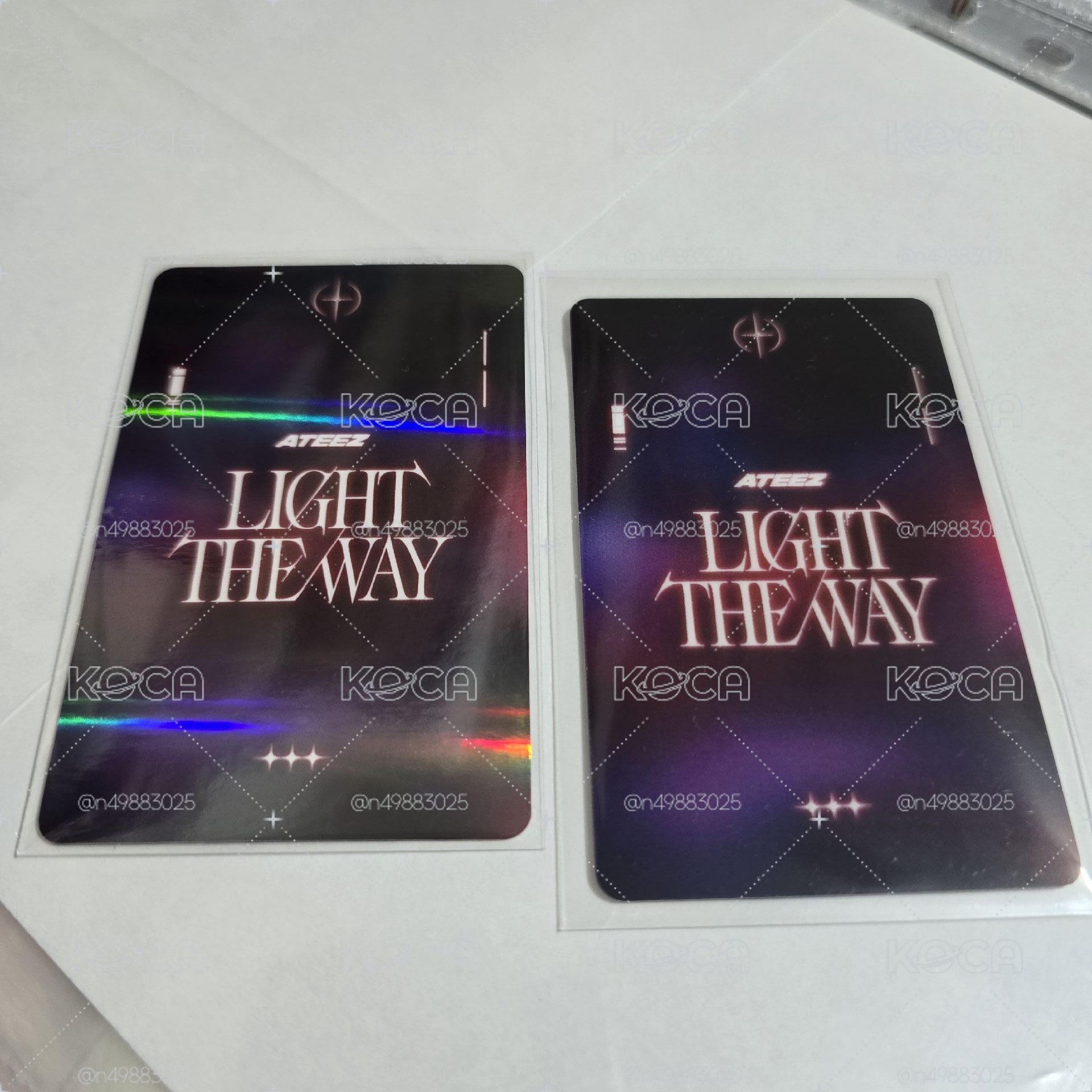 傘尚 Light the way特典卡兩張（請先詳閱內文）
