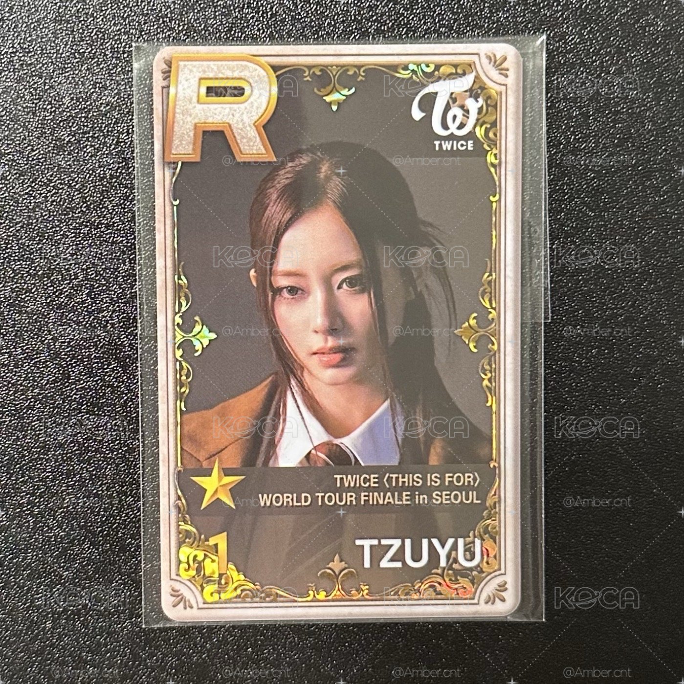 TWICE TZUYU 安可場遊戲卡💙