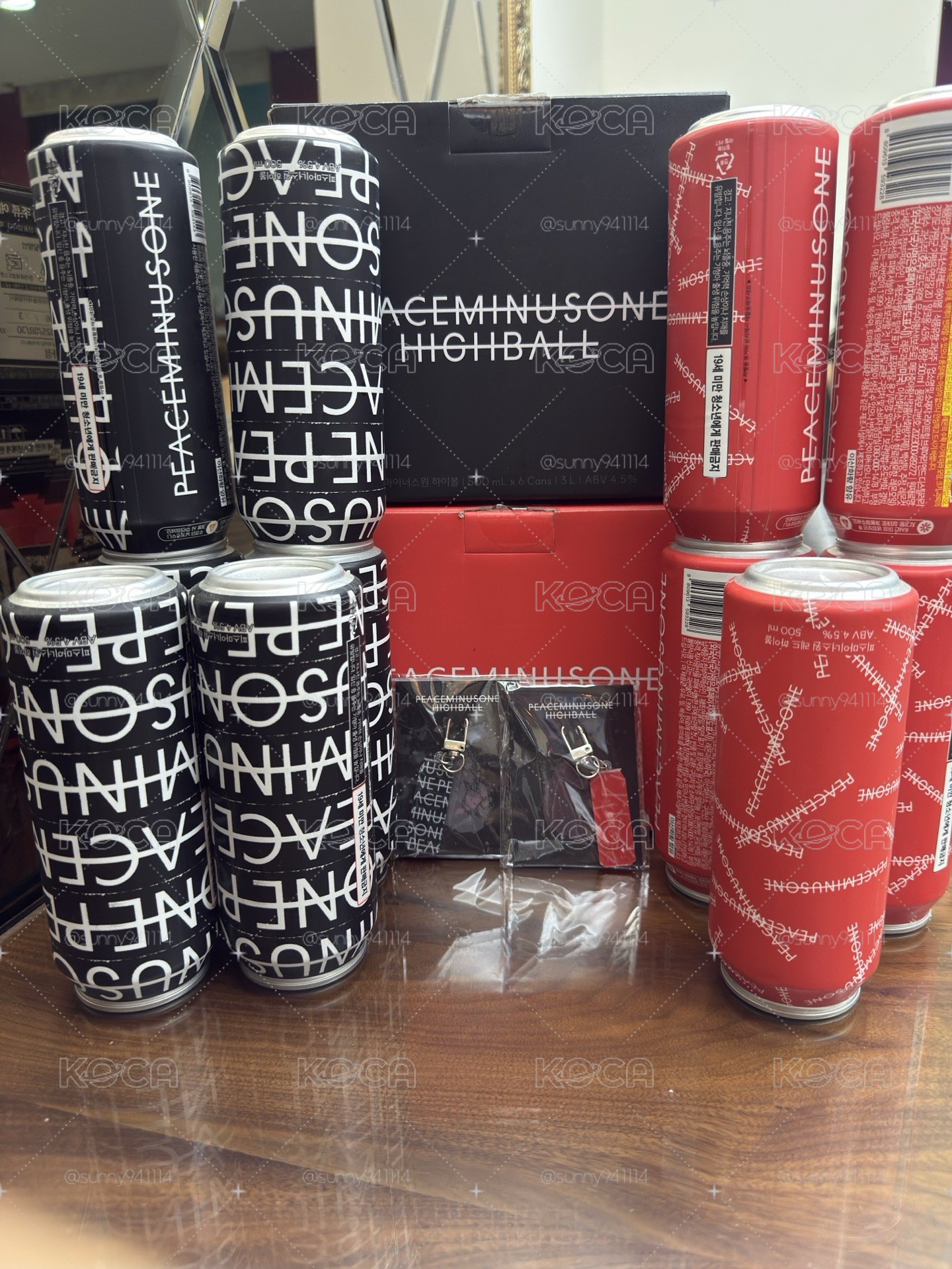 GD個人品牌HIGHBALL空瓶+鑰匙圈（附外盒）、ZOA初代吊娃