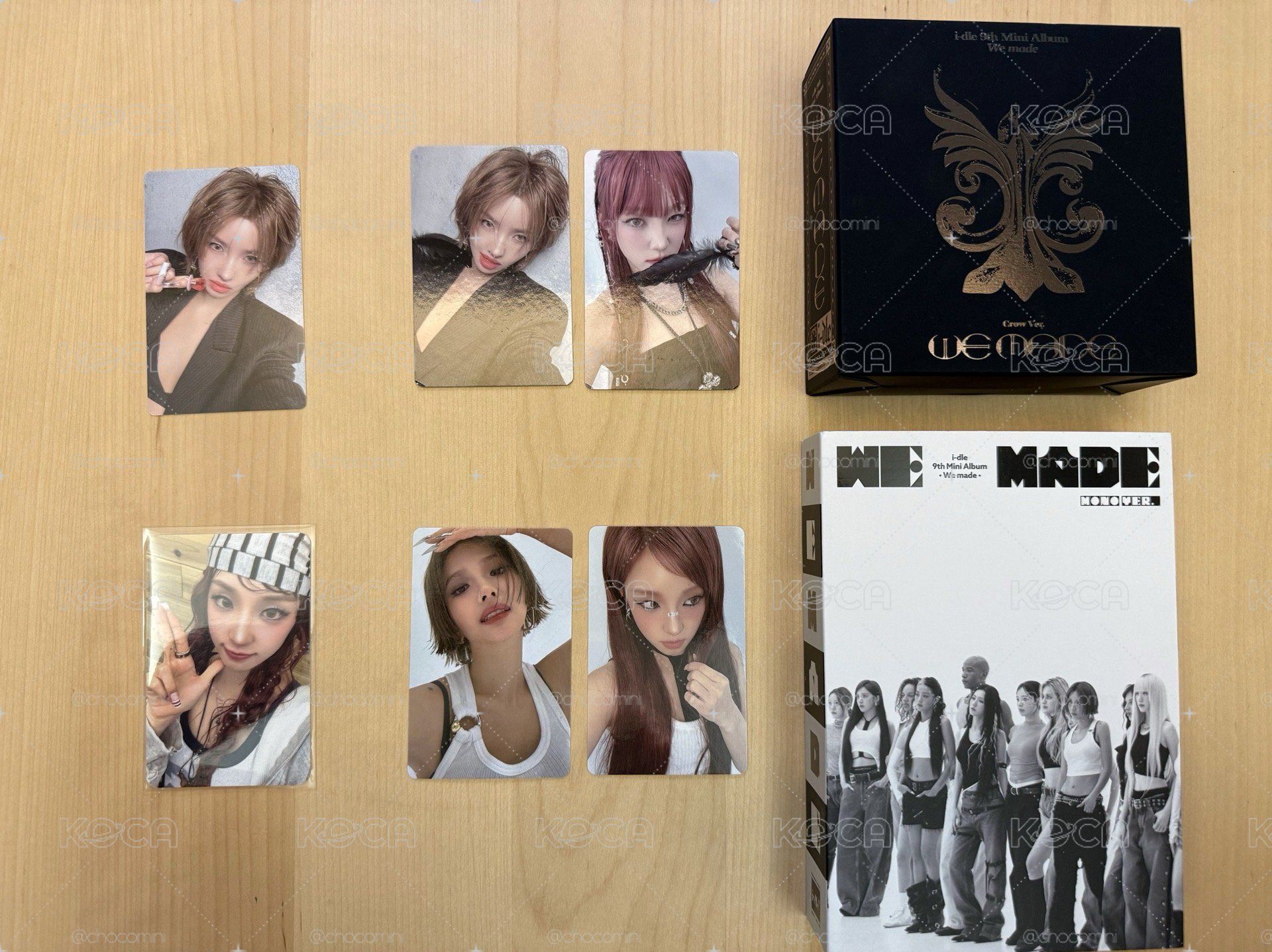 I-dle 迷9 A+B版 已拆 琦娟組合 含2特典