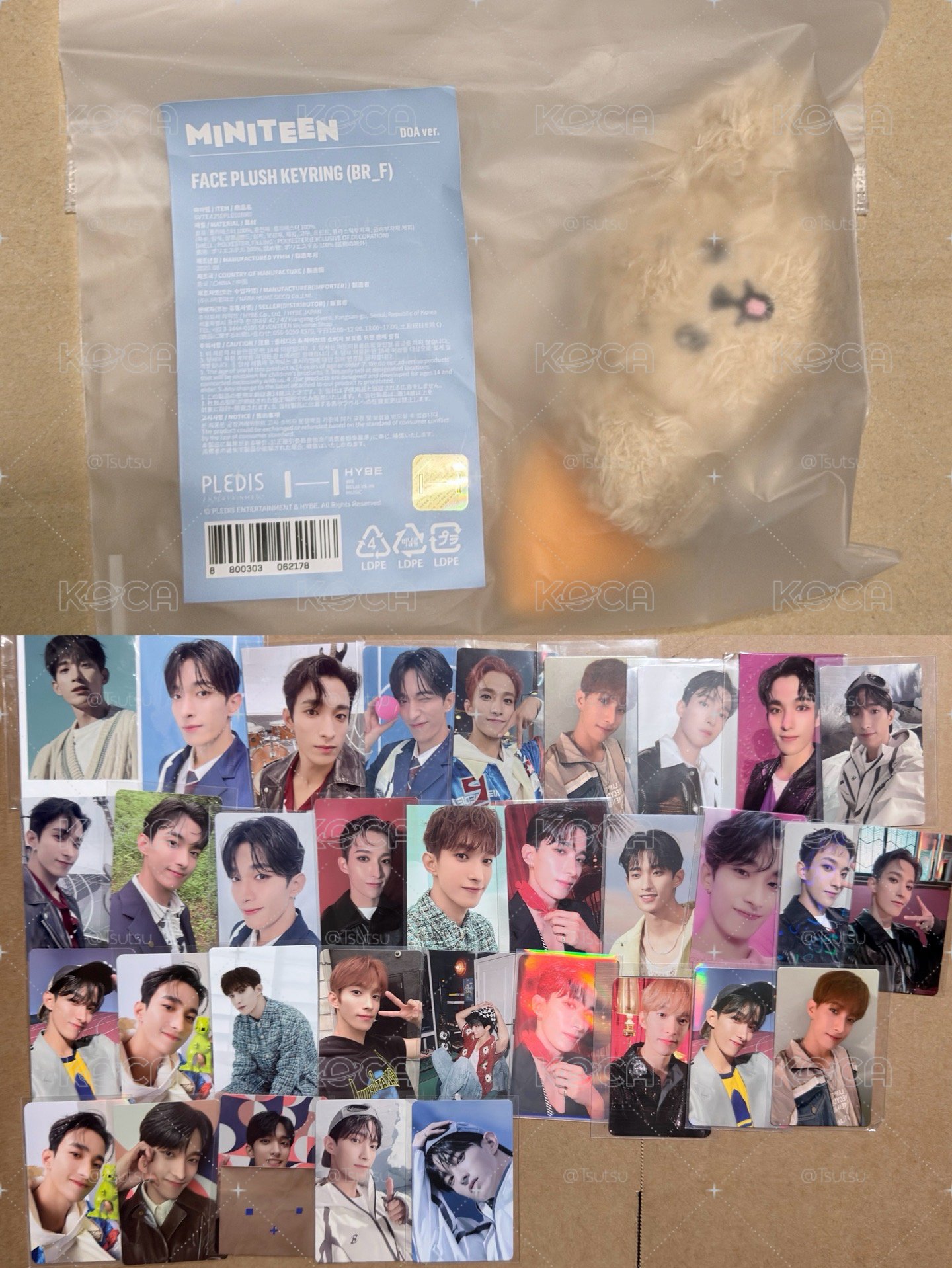 （現貨 大頭吊飾+整圖33張出 可當日寄出）seventeen 李碩珉盤🐶 DK DOA 小卡 特典卡 場限 日專卡