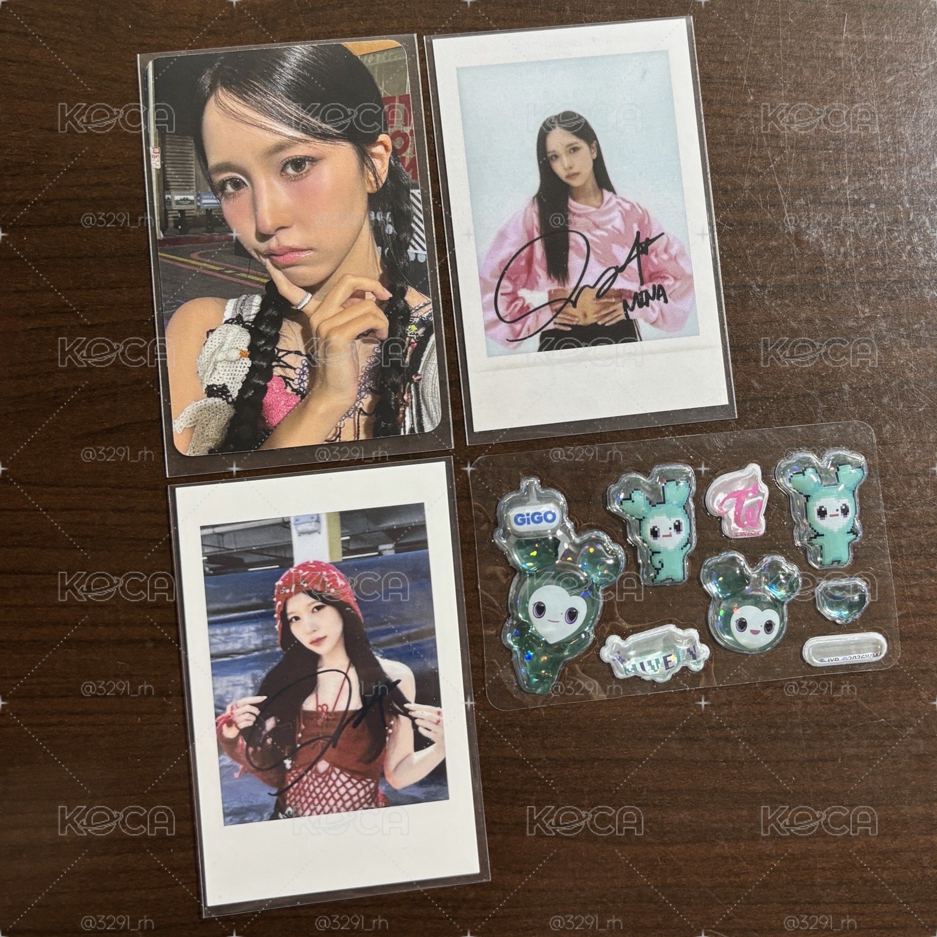 MINA 特典卡 & 拍立得 小盤