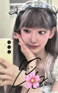 CRAZY 日咖 簽名卡 對鏡