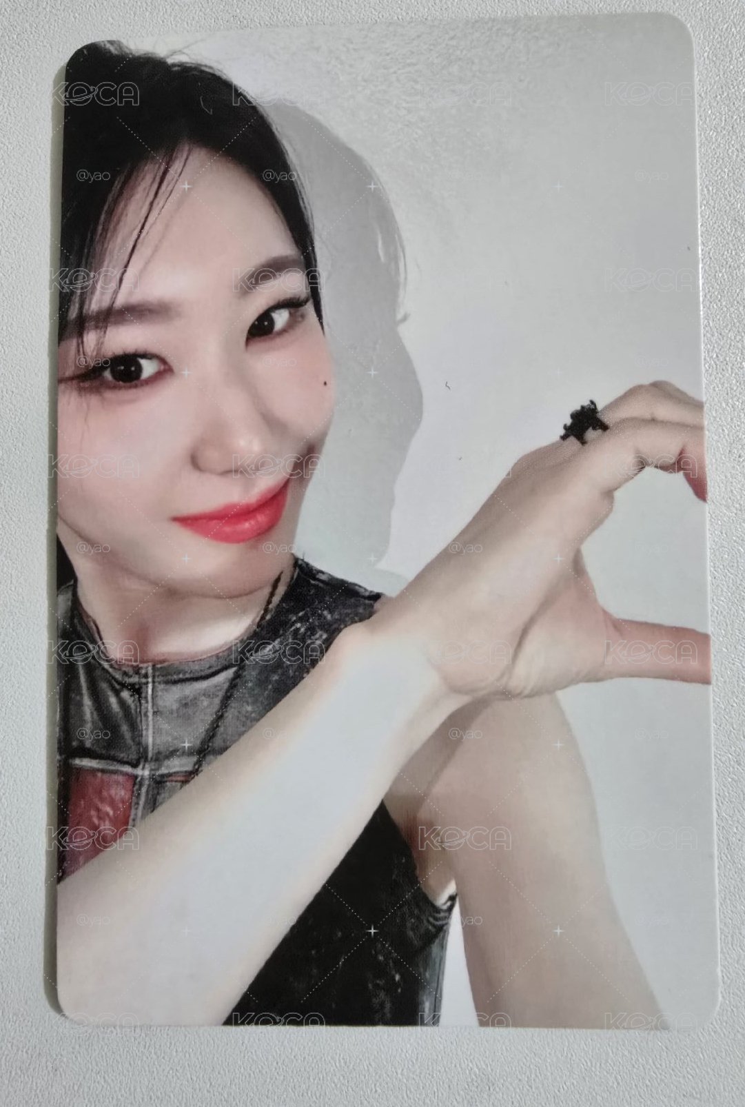 彩領左邊愛心