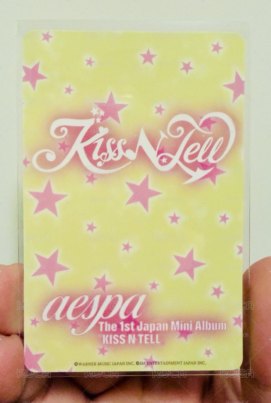 AESPA KISS N TELL 藍髮冬預購特典