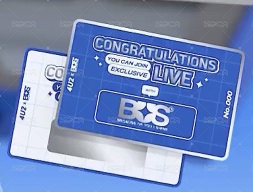 4U2聯名小卡 lucky ticket exclusive live 隨機卡 獨家直播卡 背面