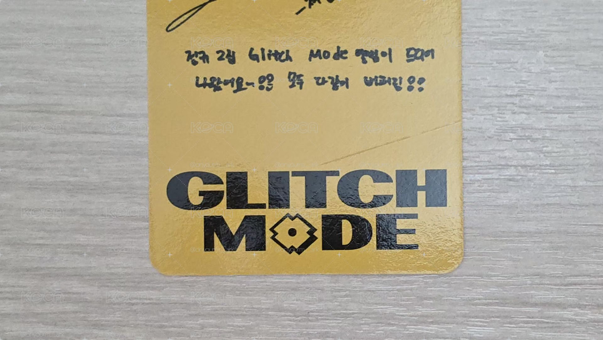 [Jaemin] Glitch Mode 專輯卡 PB scratch ver