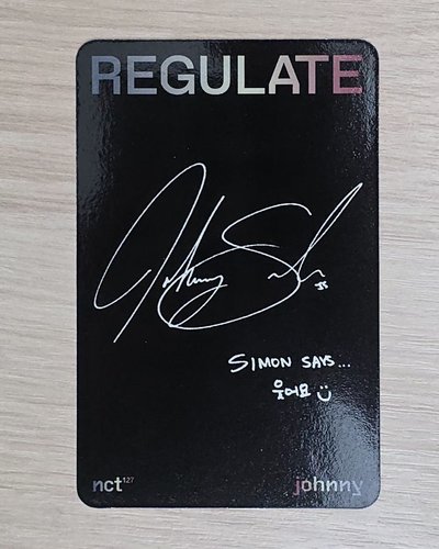 [Johnny] Regulate 專輯卡