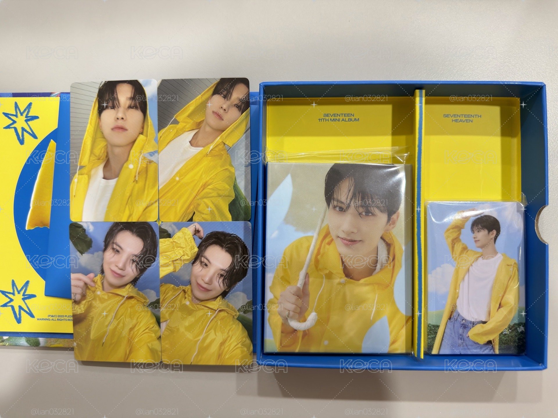 SEVENTEEN 迷11俊克拉盤全專+隨機卡